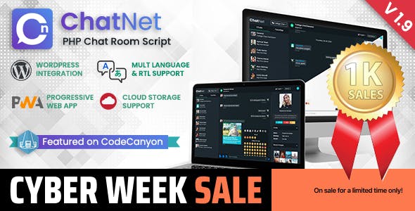 ChatNet - PHP Chat Room & Private Chat Script