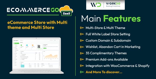 eCommerceGo SaaS - eCommerce Store with Multi theme and Multi Store